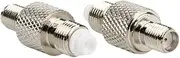 Eagles(TM)(Pack of 2) RF Coaxial Coax Adapter - SMA Female to FME Female Connector Female to Female Jack for Antennas Wireless LAN Devices Coaxial Cable Wi-Fi Radios External AntennaCell Booster