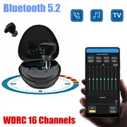 Bluetooth Hearing Aid Rechargeable Sound Amplifier 16 Channels APP Programmable
