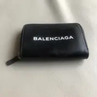 在飛比找蝦皮購物優惠-保證正品 Balenciaga 巴黎世家 黑色 信用卡夾 零