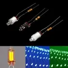 10Pcs Neon Light Bulbs 6*13mm Mini Neon Light Indicator With Resistor 220V Y1 XT
