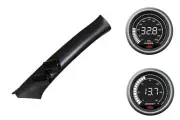 SAAS pillar pod oil pressure boost gauges for Mitsubishi Triton MN No SRS
