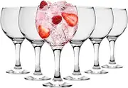 Rink Drink 6 Piece Copa de Balon Gin Glass Set - Large Spanish Style Balloon Glasses for Gin and Tonic - 645ml