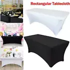 FITTED Table Cloths Trestle Tablecloth Wedding Party Tablecover Rectangle Market
