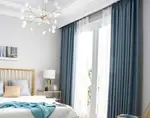 窗簾 北京窗簾定做上門測量亞麻遮光窗簾安裝客廳臥室單色純色窗簾 MKS 瑪麗蘇