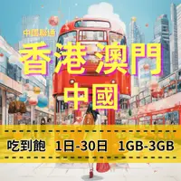 在飛比找蝦皮商城優惠-eSIM 香港上網 澳門上網 中國上網 吃到飽方案 主打品優