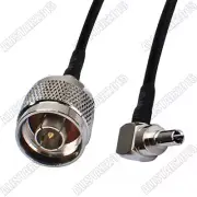 CRC9 Male RA to N Male Plug RF Coax Cable RG174 for 3G Huawei E62/E376/E630/E660