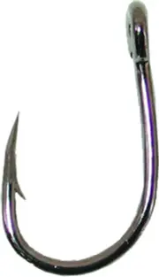 Mustad 94140NP-BN-1-6U UltraPoint Ringed Live Bait Hook, Size 1