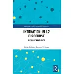 INTONATION IN L2 DISCOURSE: RESEARCH INSIGHTS