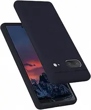 [E Segoi] Designed for Pixel 7 Case, Liquid Silicone Gel Rubber Shockproof Case Soft Microfiber Cloth Lining Cushion Compatible with Pixel7 6.3 inch (Midnight)