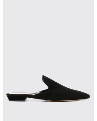 Gianvito Rossi Suede Mules Pointed Toe Women Black All Shoes