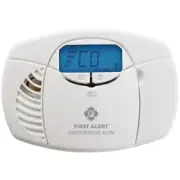 First Alert 1039727 Battery-Powered Carbon Monoxide Alarm with Backlit Digita...