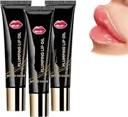 Plumpify Plumping Serum Oil, Plumpify Serum Lips, Hydrating Moisturizing Lip Oil, Hydrating Lip Gloss Set For Dry Lips, Reduce Fine Moisturizing Non-Sticky (3Pcs)
