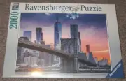 2000 Pieces Jigsaw Puzzle Ravensburger 160112 Skyline New York New in Sealed Box