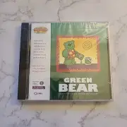 Green Bear PC Kids learning GAME 1995 english spanish 3 to 6 windows Corel NEW