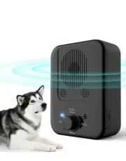 Queenmew Ultrasonic Anti-Barking Device Dog Barking Training Deter Nuisance USB