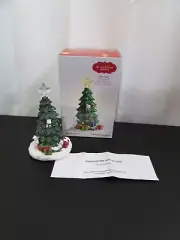 St Nicholas Square Village LED Christmas Tree Lighted Battery Operated new