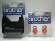 Brother 1230 Black Correctable 1030 Ribbons AX series, 2 Liftoff correction tape
