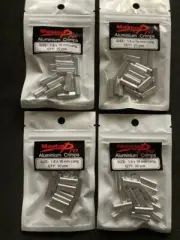 80 X Aluminum Crimps Multi-size for Monofilament Fishing line Wire Traces
