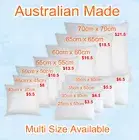 Aus Made Cushion Inserts Pure New Polyester Fibre Filling(Multi-Size Choice)