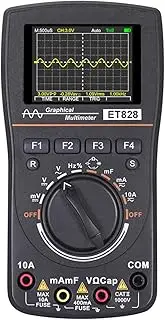 ET828 2 in 1 Digital Oscilloscope Multimeter 1MH/z 2.5Msps Tester with Analog Bandwidth Intelligent Graphical Oscilloscope Meter