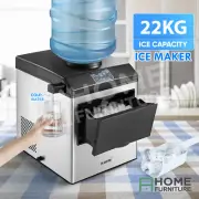 Maxkon 22KG Ice Maker Cool Water Dispenser Bullet Ice Cube Making Countertop