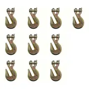 10 3/8" Clevis Grab Hooks for Wrecker Tow Chain Flatbed Trailer Tie Down