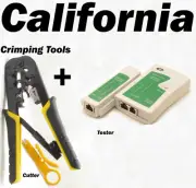 RJ45 RJ11 RJ12 Network Tool Kit Cable Tester Crimp Crimper Wire Stripper Cutter