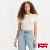 在飛比找momo購物網優惠-【LEVIS 官方旗艦】女款 修身版短袖T恤 / 鏡面反光L