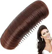 [Generic] Hair Pad - Puff Hair Head Cushion | Bump It Up Volume Inserts Hair Style Tool Invisible Hair Base Styling Accessories for Lady