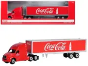 1/87 Motor City Classics Long Hauler Tractor Trailer Red Coca-Cola Model 487010