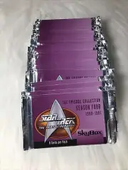 Skybox Star Trek The Next Generation Season Four Sealed 25 Pack Of 8 Cards
