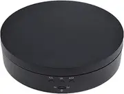 AIGICO Motorized Rotating Stand, 5.4Inch Max Loading 6.6Lb Battery USB Use Display Turntable for Jewelry Cake 3D Curing Resin Prints Spinner Shelf(Black)