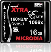 MICRODIA Xtra Elite CF Card 16GB UDMA-7 1100X VPG 65 168MB/S 25239