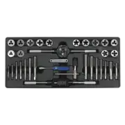 Tool Tray with Tap & Die Set 33pc TBT26 Sealey New