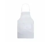 Kitchen Cooking Plain Apron Bib Washable - White