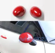 For Mini Cooper F55 F56 F57 14-2021 Red Carbon Fiber Rearview Mirror Cover Trim (for: Mini)