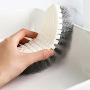 3Pcs Kitchen Stove Cleaning Brush Bendable Sink Brush-White