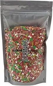 Sprinks Run Run Gingerbread Man Sprinkles 500g | Edible Decoration for Cakes | Cupcakes | Cookies | Brownies | Ice Cream | Treats
