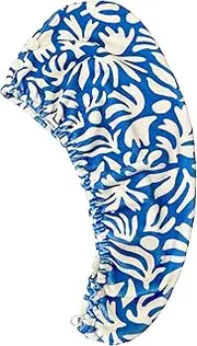 GRACE & COMPANY Luxe Micro-Cotton Hair Towel Wrap for Women - Super Absorbent Quick Drying Towel for Curly, Long and Natural Hair - Porto