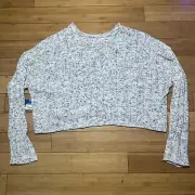 NWT Arizona Jeans Co Pull Over Crop Top Sweater Woman Sz XL