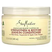 SheaMoisture, Jamaican Black Castor Oil, Strengthen & Restore Leave-In Conditioner, 11.5 fl oz (340 ml)