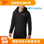 COLUMBIA哥倫比亞 男款-軟殼外套-黑色 UWE32410BK / FW22