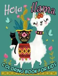 在飛比找博客來優惠-Hola llama COLORING BOOK FOR K