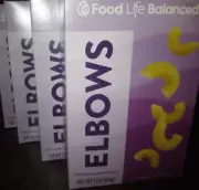 LOT of 4 Food Life Balanced Enriched Macaroni (Elbows), 16oz EA *PACKED in 3/24*