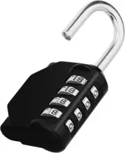 ZHEGE Combination Locker Padlock, 4 Digit Coded Padlock, Gym Lock, School Loc...