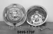 Ford F350 2011 2012 2013 2014 2015 2016 17" 2WD / 4WD Dually Wheel Simulators