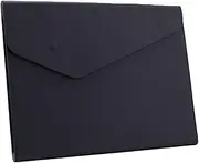 PU Leather File Folder, 10x13 inch Large Capacity Waterproof Document Holder Envelope Portfolio Folder with Invisible Magnetic Closure Leather File, Document Holder, Folders for Documents..