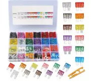Car Fuses Assortment Kit Blade-Type Standard Mini Size Replacement Fuses 250Pcs