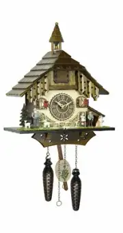Quartz Cuckoo Clock Heidi with music TU 4248 QM NEW
