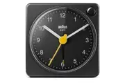 6cm Black Analogue Travel Alarm Clock By BRAUN